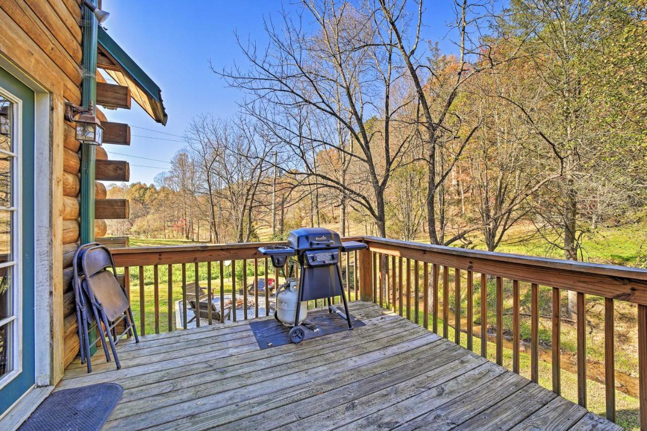 Creekside Bryson City Cabin With Private Hot Tubヴィラ エクステリア 写真