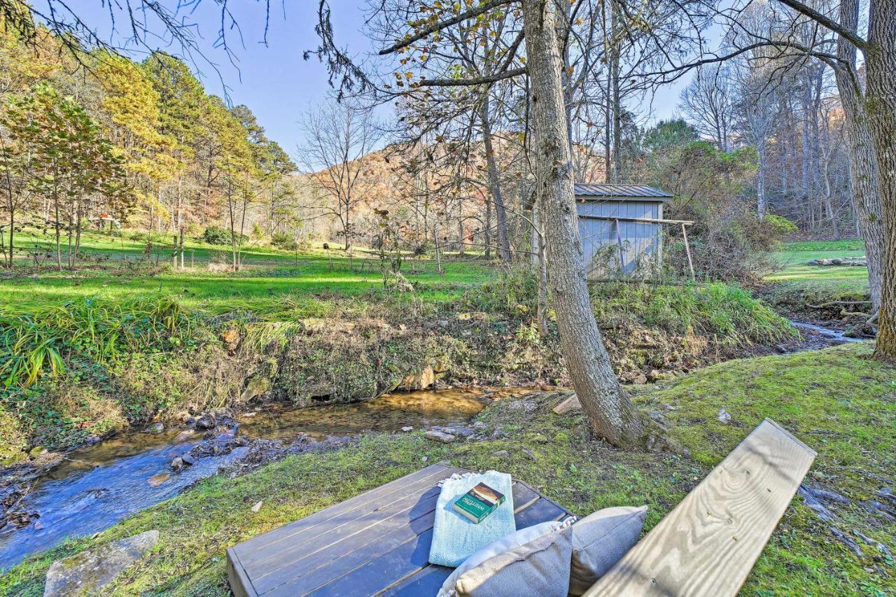 Creekside Bryson City Cabin With Private Hot Tubヴィラ エクステリア 写真