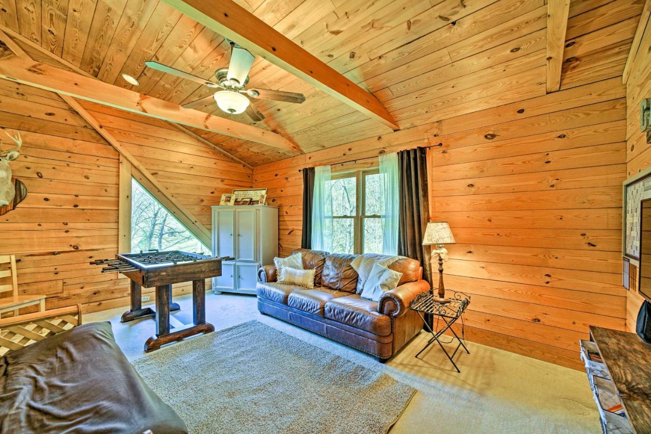 Creekside Bryson City Cabin With Private Hot Tubヴィラ エクステリア 写真