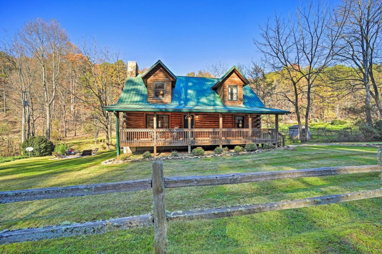 Creekside Bryson City Cabin With Private Hot Tubヴィラ エクステリア 写真